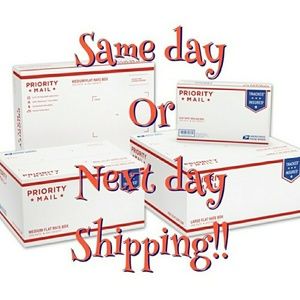 Same day or next day shipping!!